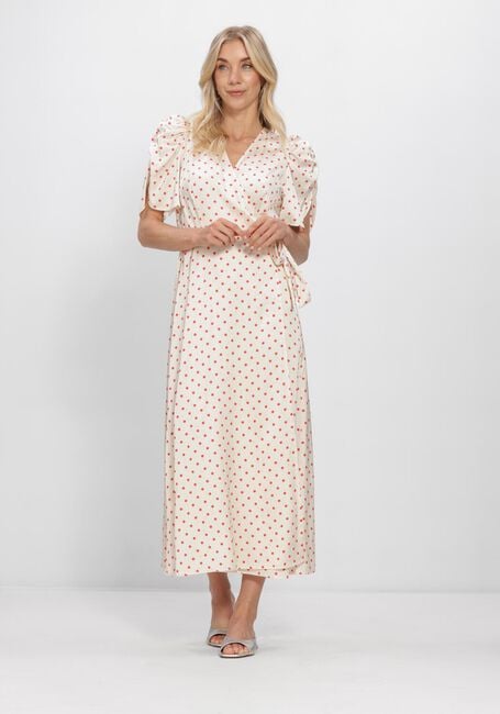 Gebroken wit CO'COUTURE Maxi jurk CAMBRIACC DOT WRAP DRESS - large