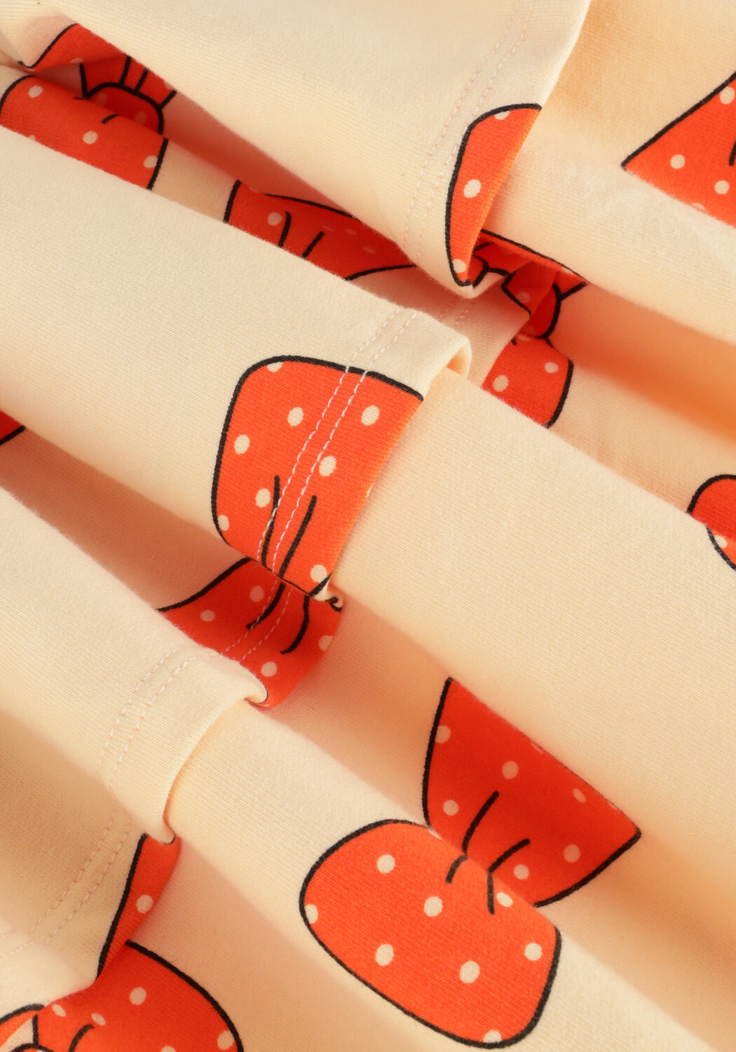 Beige CARLIJNQ Minirok BOW-LAYERED SKIRT - large