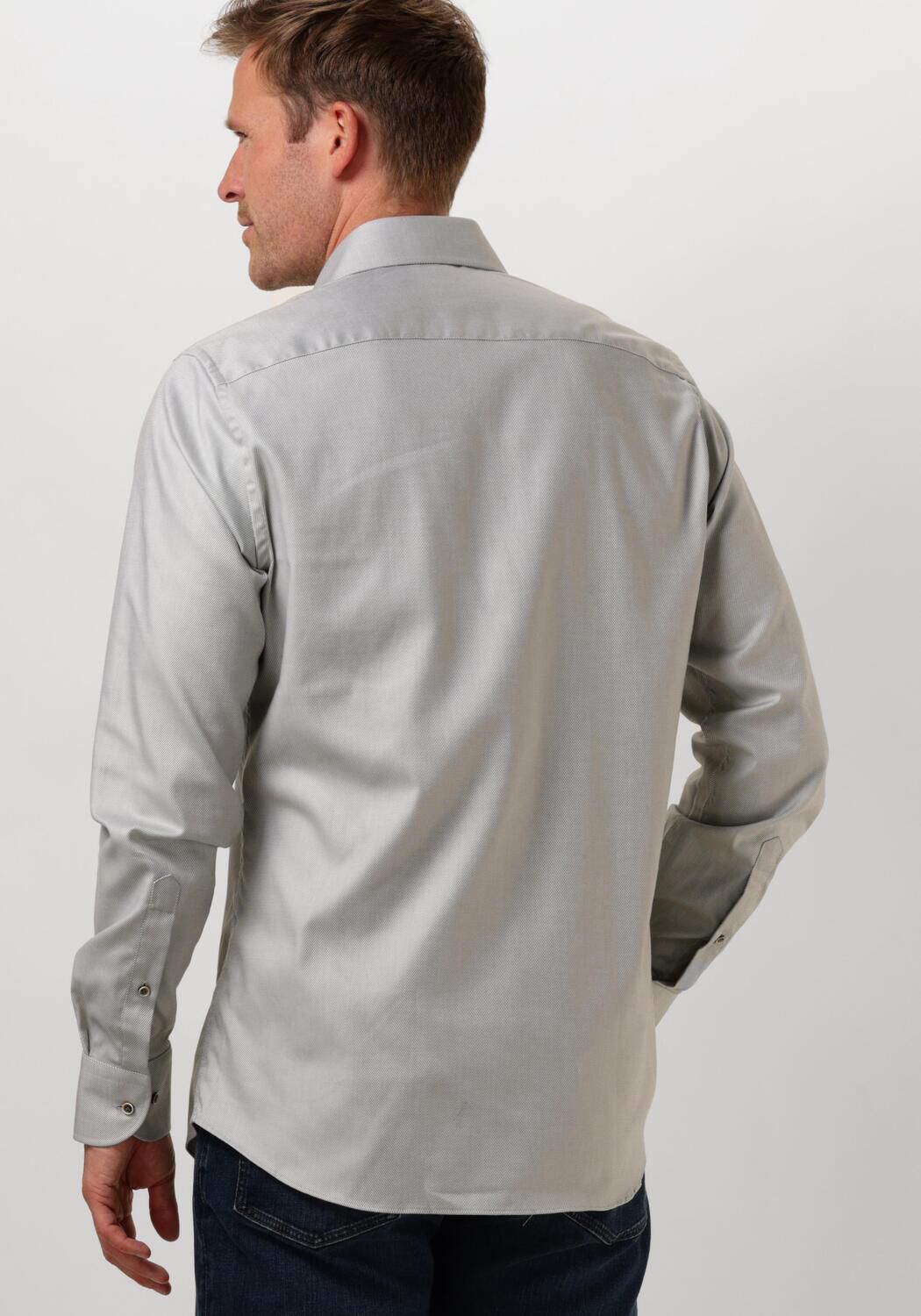 PROFUOMO Heren Overhemden Shirt Cutaway Sc Sf Non Iron Groen