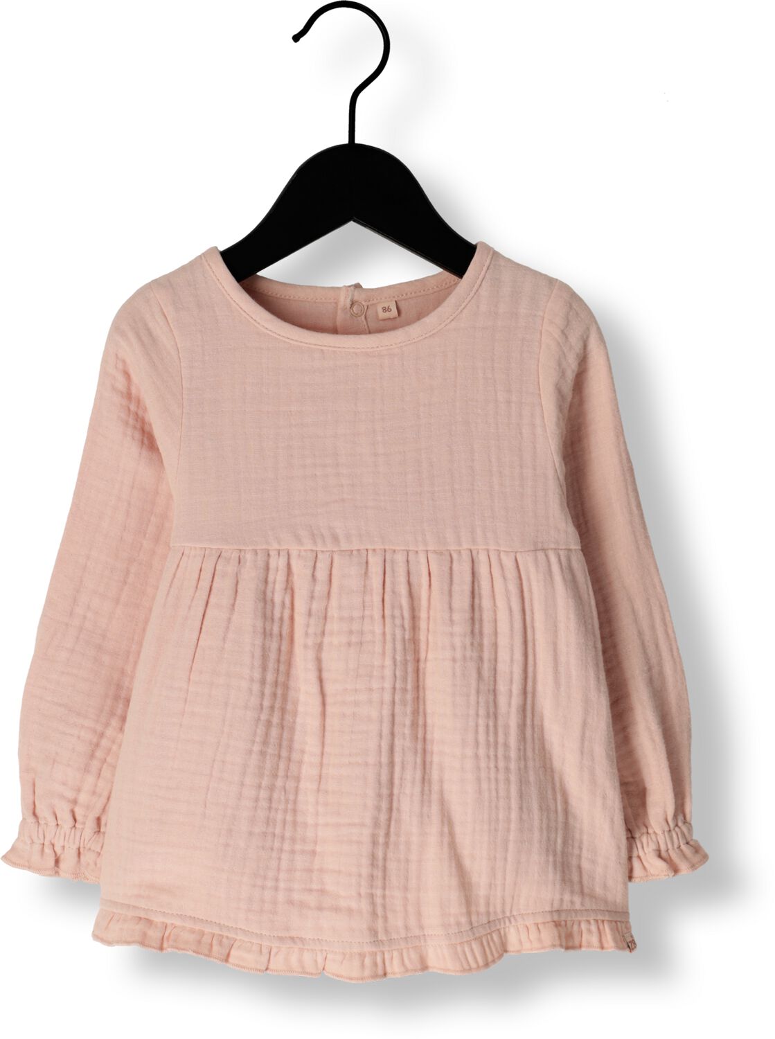Z8 tuniek Maritza roze Meisjes Katoen Ronde hals Effen 86