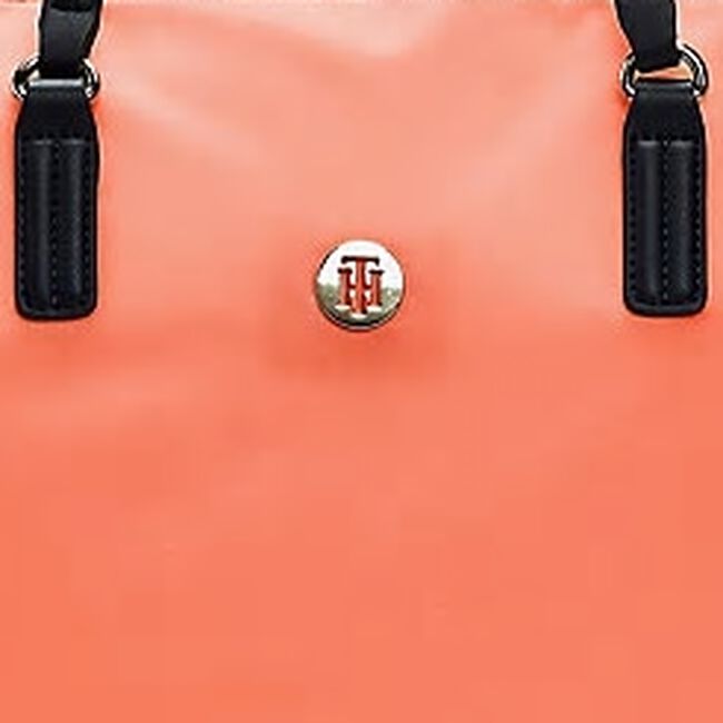 Oranje TOMMY HILFIGER Shopper POPPE TOTE Oranje TOMMY HILFIGER Shopper POPPE TOTE - large