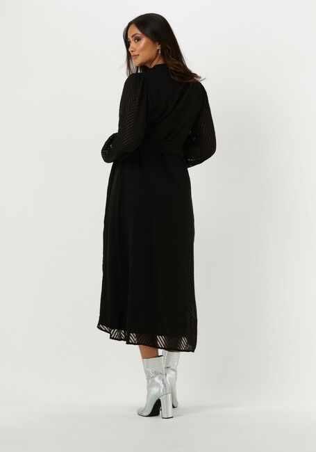 Zwarte FREEBIRD Midi jurk WV-ZIGZAG-JACQ-PES-23-3-1 - large