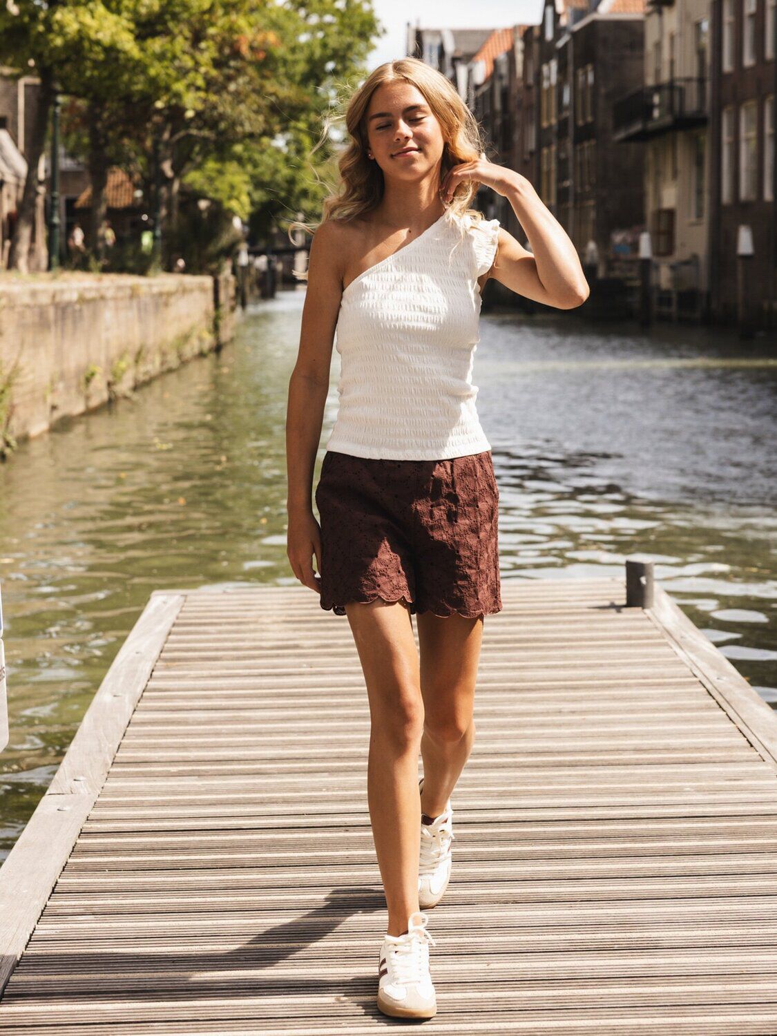 Bruine LOOXS 10sixteen Korte broek 2613-5677 - large