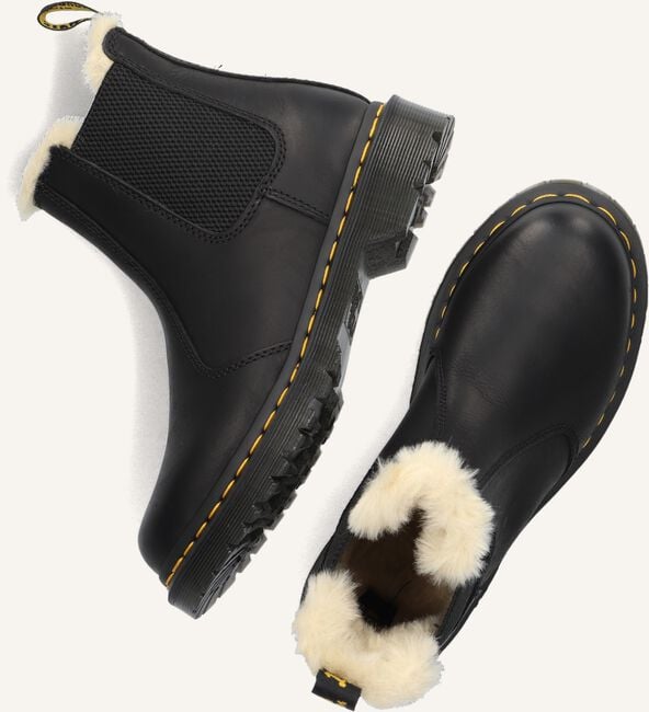 Zwarte DR MARTENS Vachtlaarzen 2976 LEONORE Zwarte DR MARTENS Vachtlaarzen 2976 LEONORE - large
