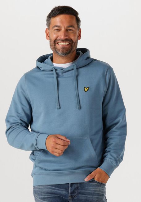 Blauwe LYLE & SCOTT Truien/vesten PULLOVER HOODIE - large