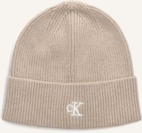 Beige CALVIN KLEIN Muts ARCHIVE LOGO BEANIE Beige CALVIN KLEIN Muts ARCHIVE LOGO BEANIE - medium