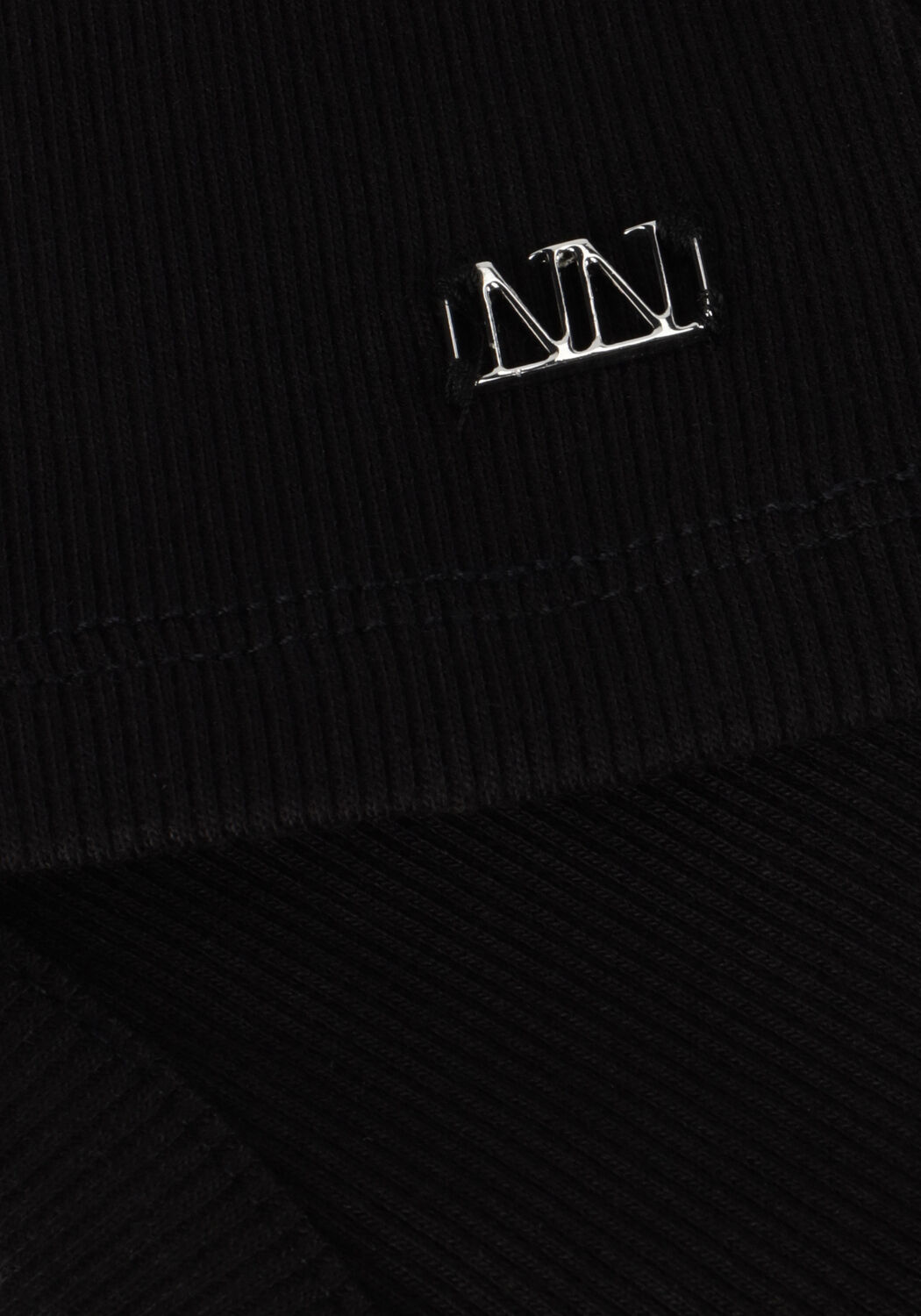 Zwarte NIK & NIK Top SHOULDER RIB TOP - large