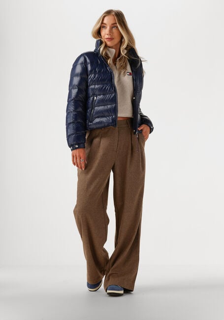 Blauwe TOMMY HILFIGER Gewatteerde jas LW DOWN FEMININE GLOSS JACKET - large
