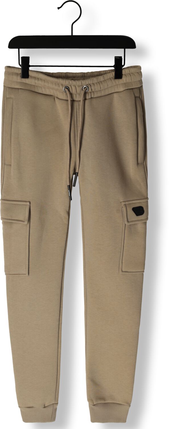 Ballin joggingbroek zand Jongens Katoen Effen 164