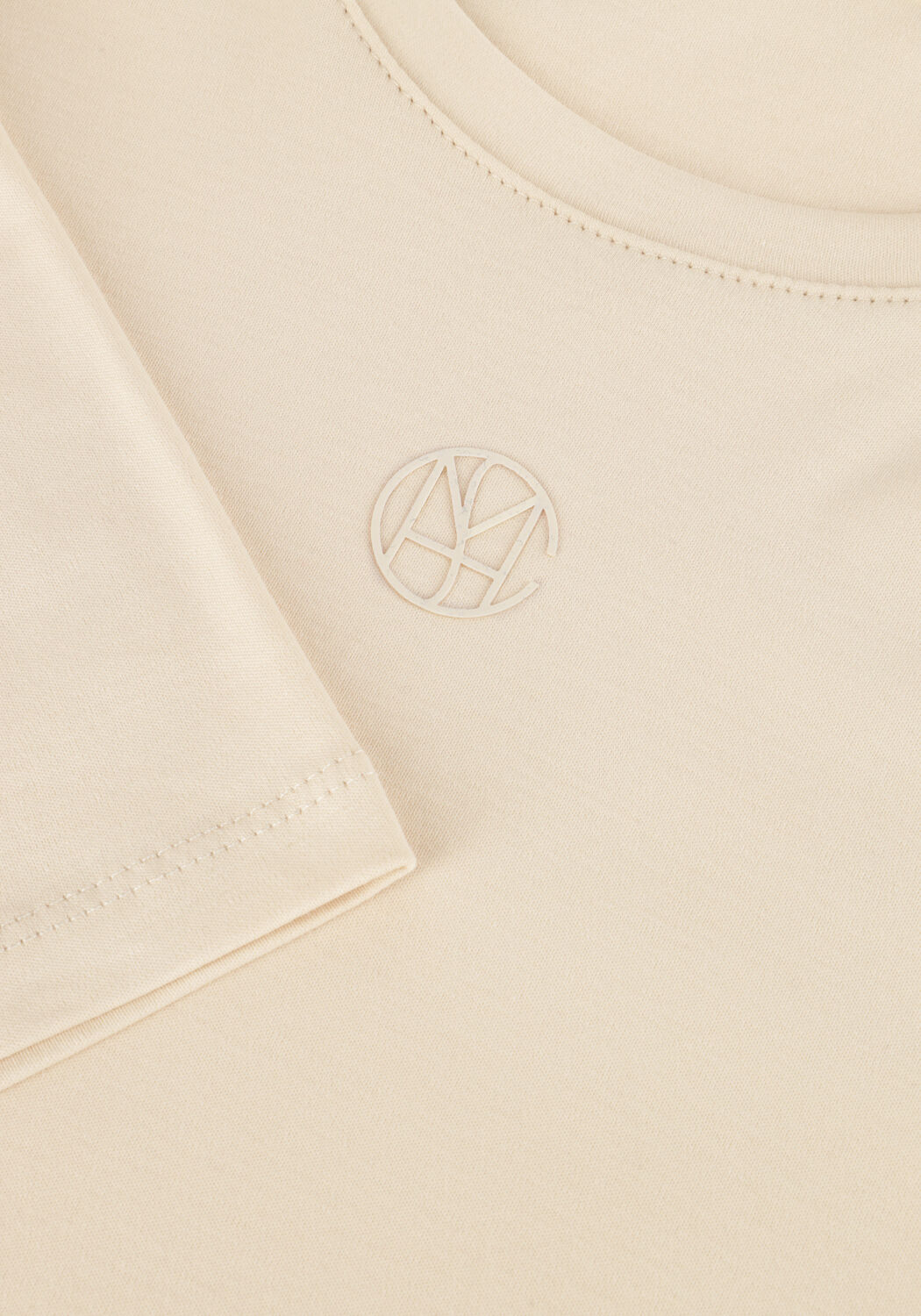 Beige MSCH COPENHAGEN T-shirt MSCHMELEA ICON TEE - large