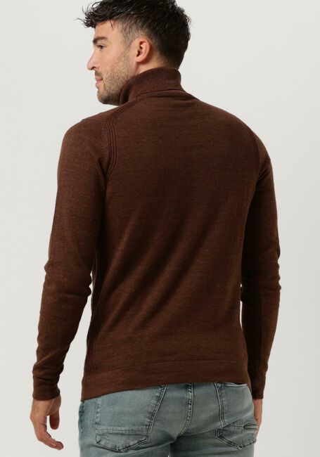 Bruine CAST IRON Coltrui TURTLENECK COTTON HEATHER PLATED - large