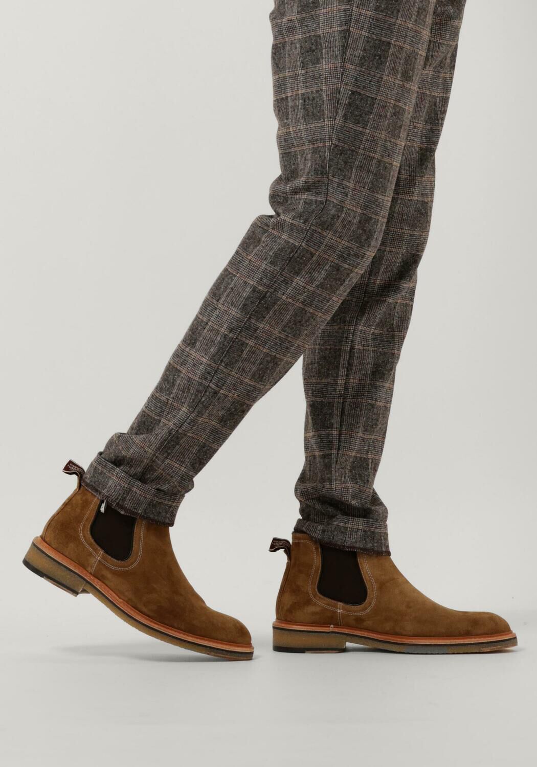Cognac FLORIS VAN BOMMEL Chelsea boots 60035 | Omoda