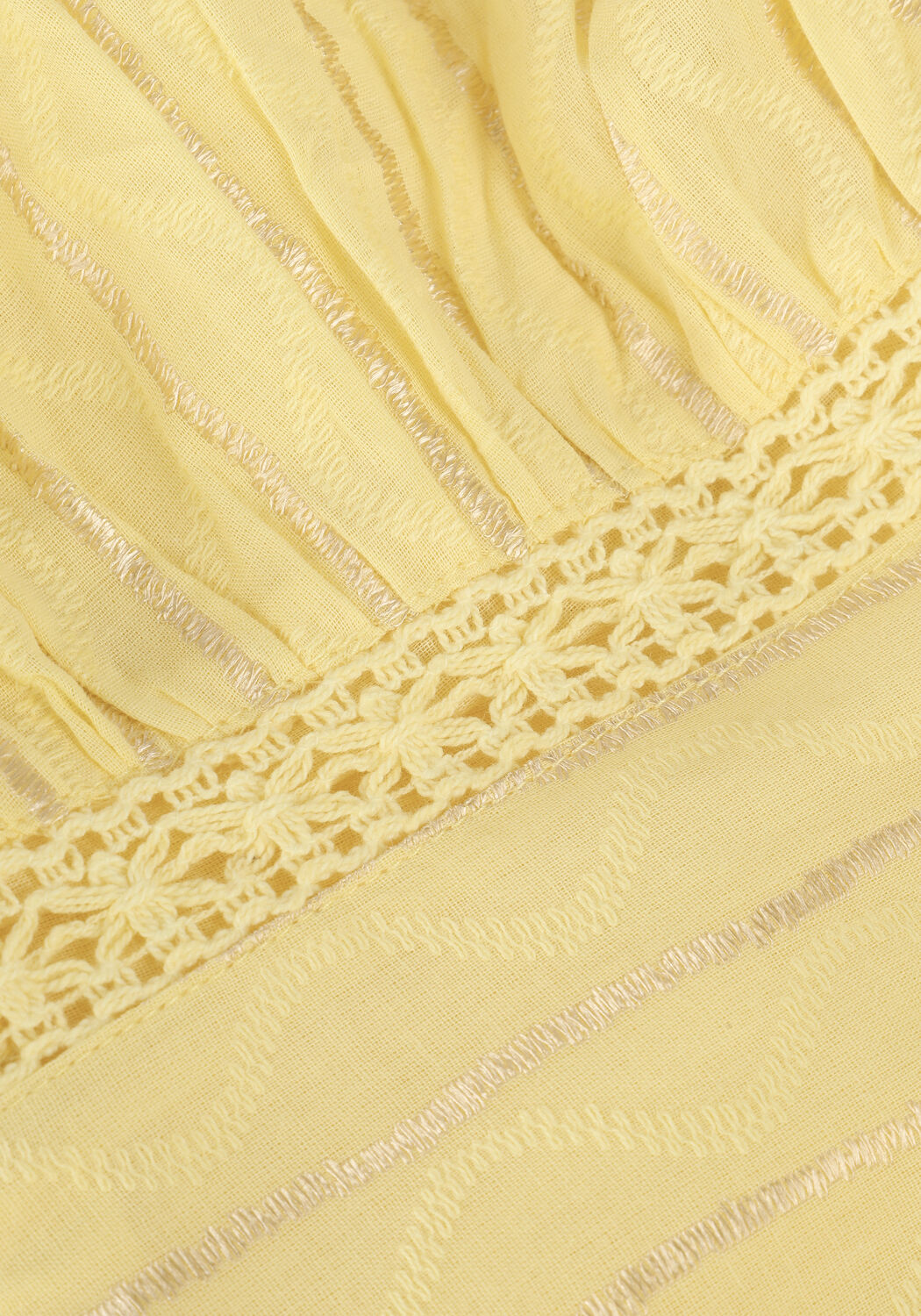 Gele Y.A.S. Midi jurk YASPALA SS MIDI DRESS - FEST - large