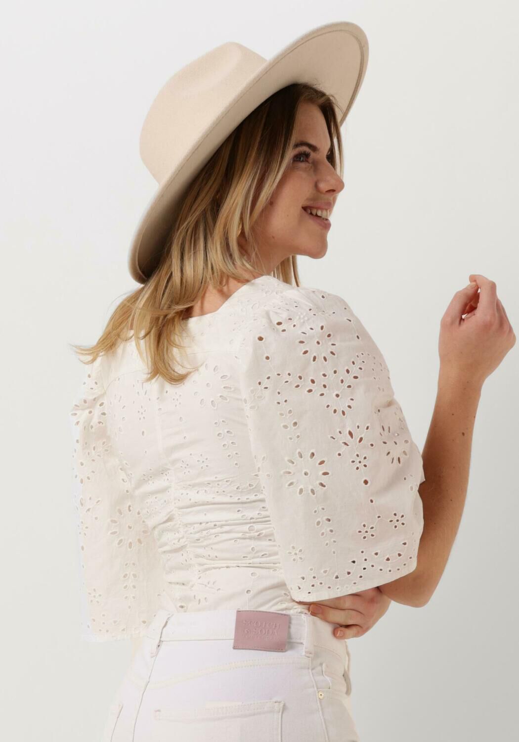 Ruched store front top