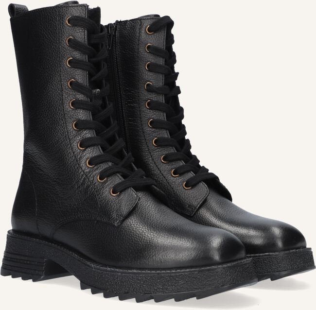 Zwarte WYSH Veterboots AMANDA Zwarte WYSH Veterboots AMANDA - large