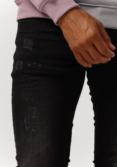 Donkergrijze PUREWHITE Slim fit jeans #THE JONE - SKINNY FIT JEANS WITH SUBTLE DAMAGING SPOTS AND BLACK PAINT SPLASHES - large
