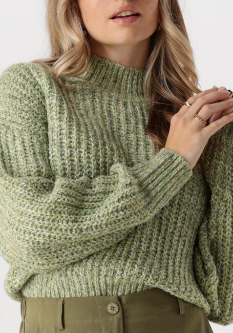 Groene ANOTHER LABEL Trui DYLAN KNITTED PULL - large