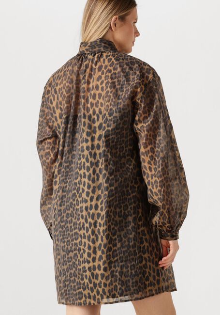 Bruine DANTE6 Mini jurk LEIGH LEOPARD DRESS - large