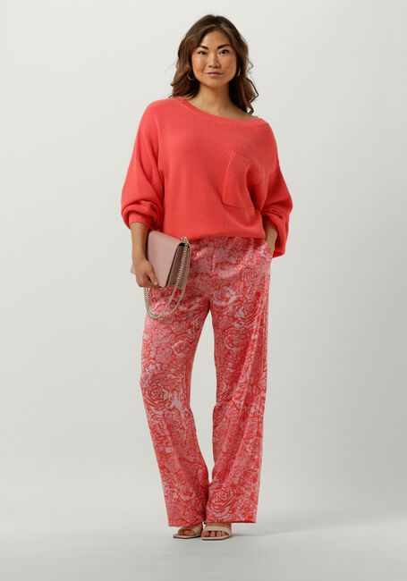 Roze MSCH COPENHAGEN Trui LILLYBETH JILLI RIB PULLOVER - large
