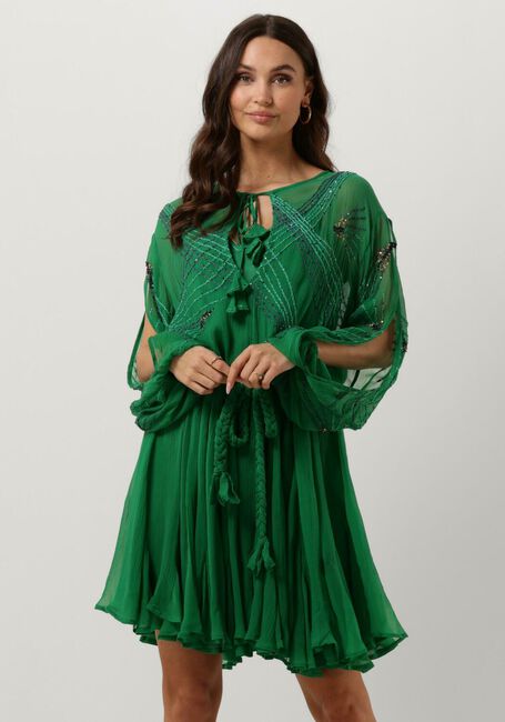 Groene MES DEMOISELLES Mini jurk DRESS ANNA - large
