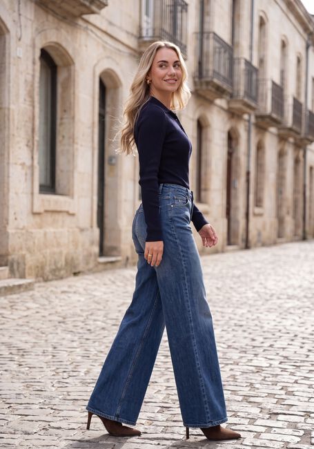 Blauwe JANICE Wide jeans MASON - large