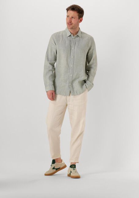 Groene SELECTED HOMME Casual overhemd SLHREGKYLIAN MIX LS SHIRT - large