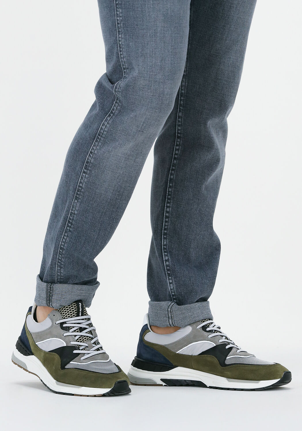 Groene FLORIS VAN BOMMEL Lage sneakers SFM-10121-01 - large