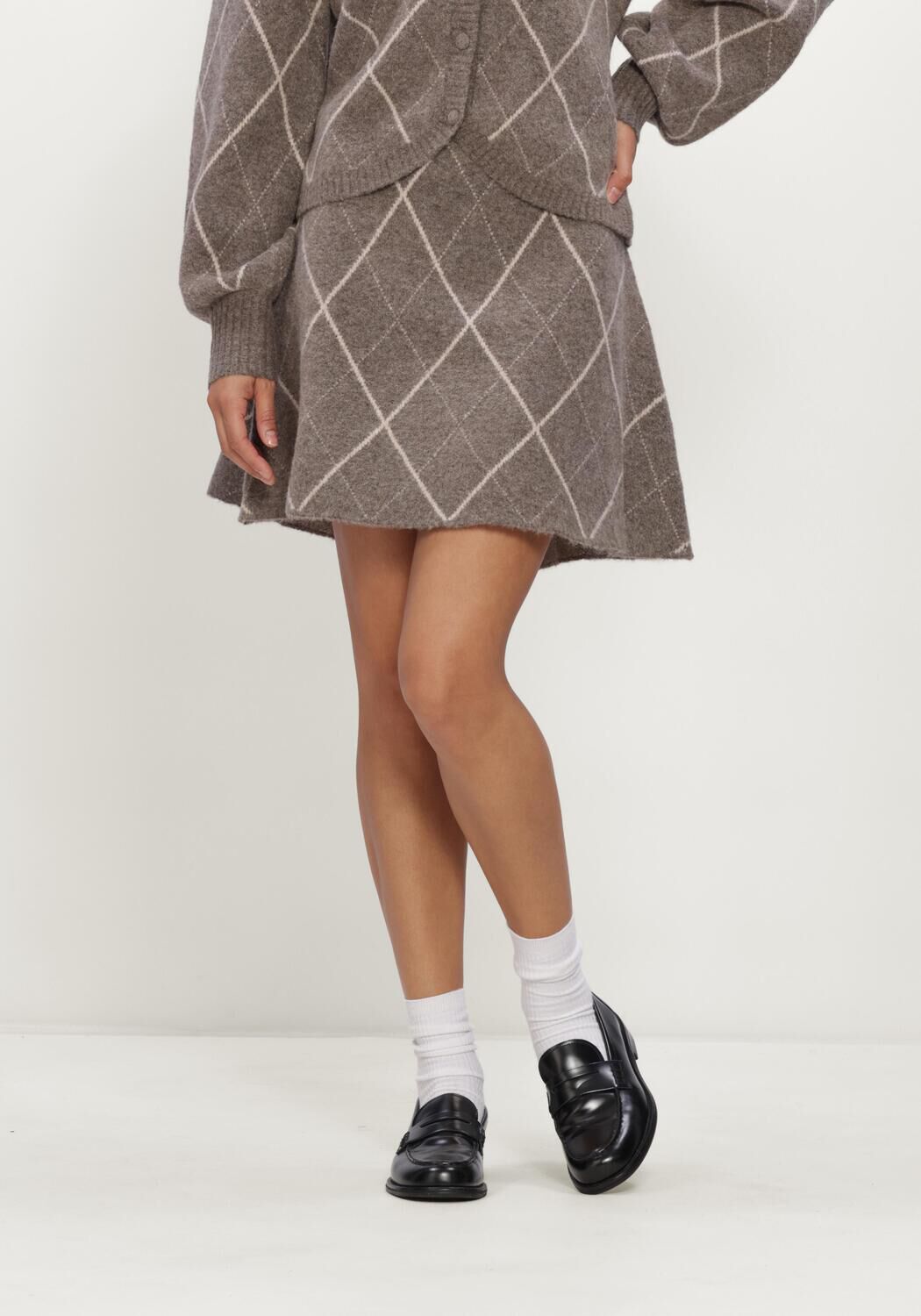 Taupe NOTRE-V Minirok NV-IESKE - large