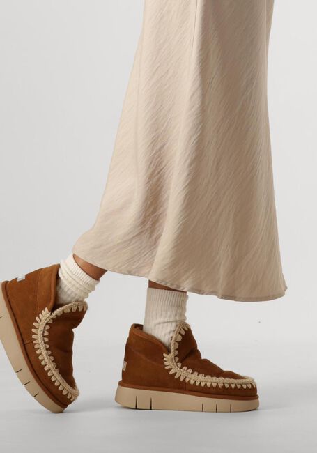 Cognac MOU Vachtlaarzen MINI ESKIMO PLATFORM BOOT - large