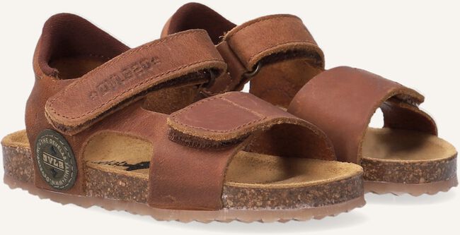 Cognac DEVELAB Platte sandalen 48209 Cognac DEVELAB Platte sandalen 48209 - large