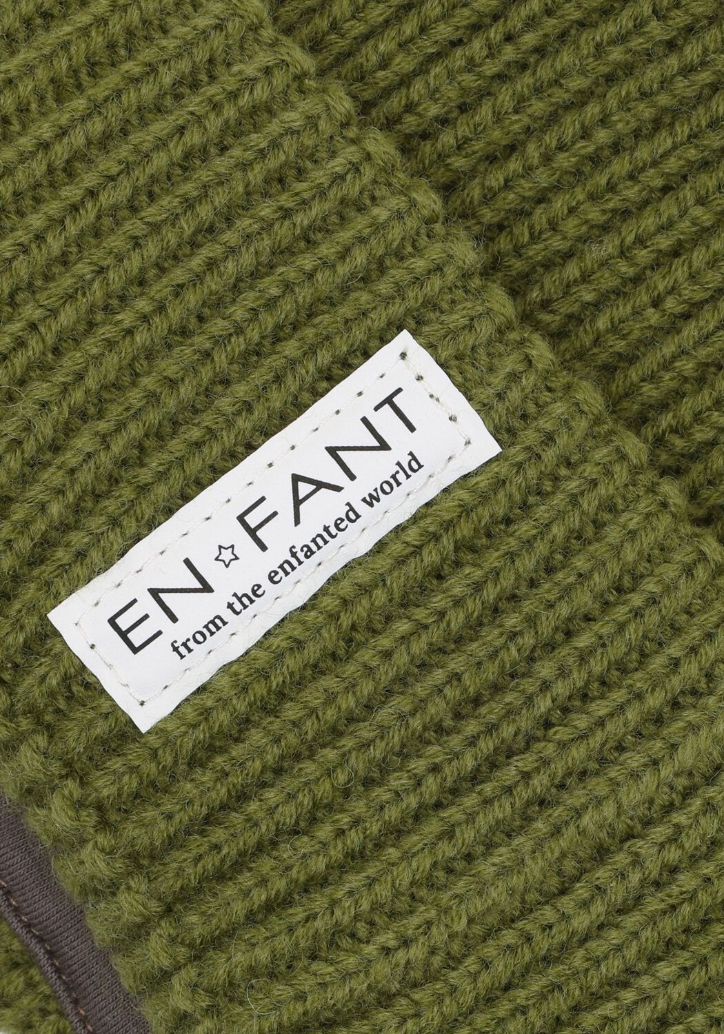 ENFANT Jongens Mutsen Beanie Lining Olijf