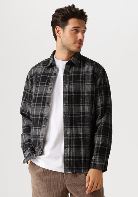 Zwarte SELECTED HOMME Casual overhemd SLHREG-OWEN FLANNEL MIX SHIRT - large