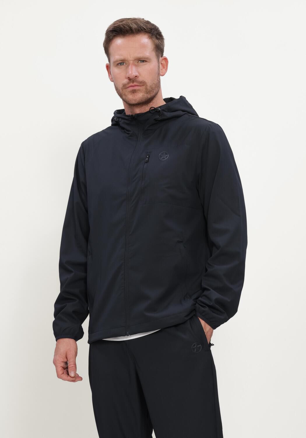 Donkerblauwe AIRFORCE Jack RHETT PERFORMANCE JACKET - large