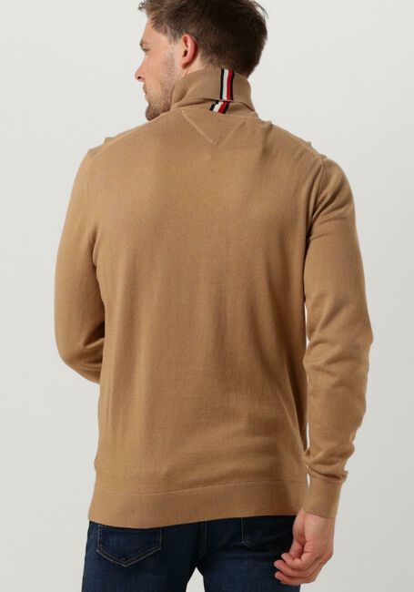 Bruine TOMMY HILFIGER Coltrui PIMA ORG CTN CASHMERE ROLL NECK - large