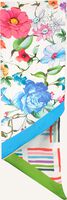 Witte ROMANO SHAWLS AMSTERDAM Sjaal TUBILAIR FLOWER - medium