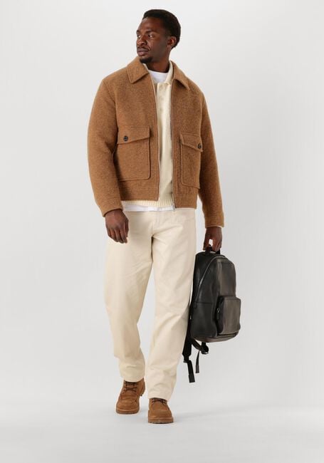 Bruine SELECTED MEN Jack SLHJAKOB WOOL BLEND JKT - large