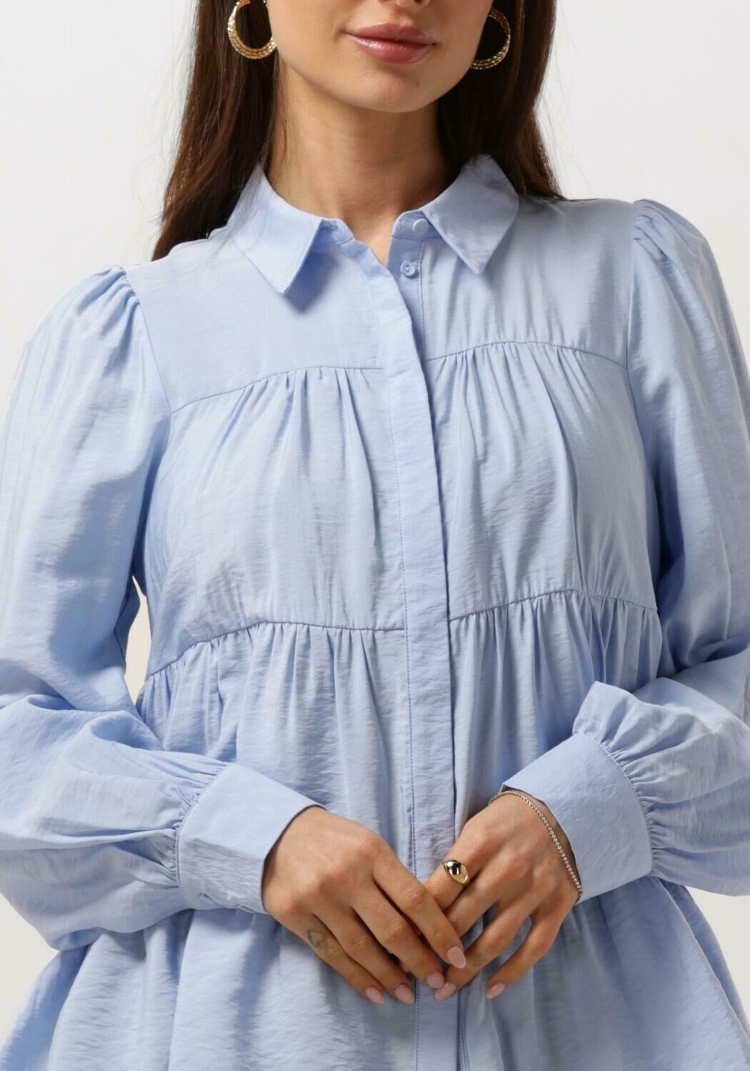 Y.A.S. Dames Blouses Yaspala Ls Shirt S. Lichtblauw