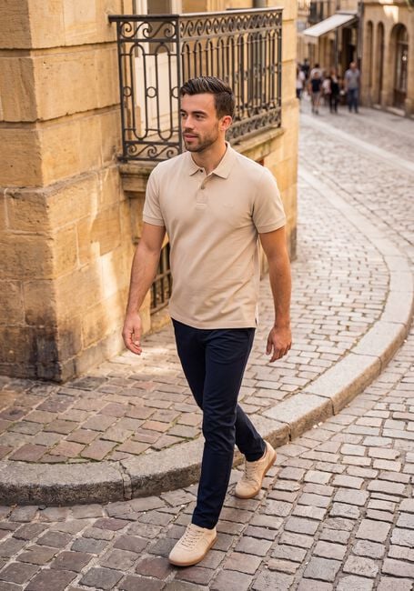 Beige BOSS BLACK Polo PALLAS - large