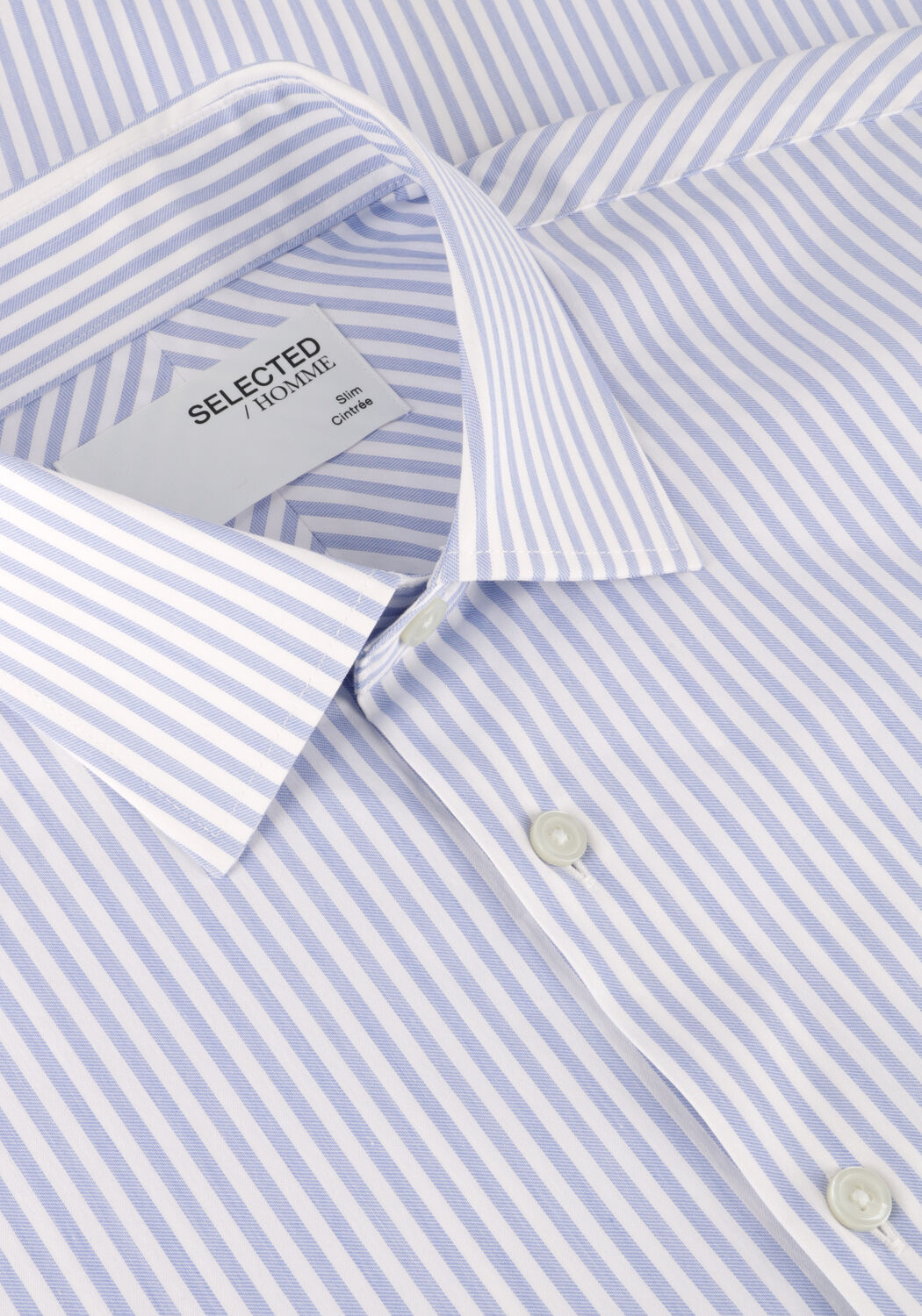 Witte SELECTED MEN Klassiek overhemd SLHSLIM-PERFORMANCE SHIRT LS NOOS - large