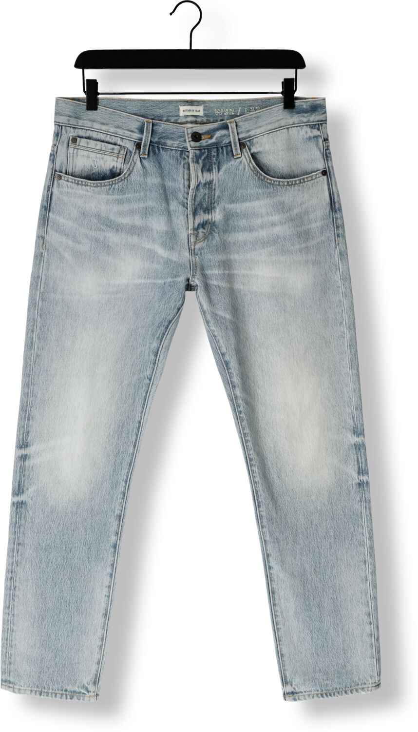 BUTCHER OF BLUE Heren Jeans Stockton Straight Redding Lt Blauw