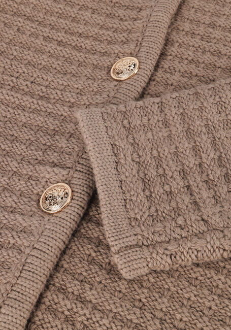 Taupe NEO NOIR Vest LIMONE KNIT JACKET Taupe NEO NOIR Vest LIMONE KNIT JACKET - large