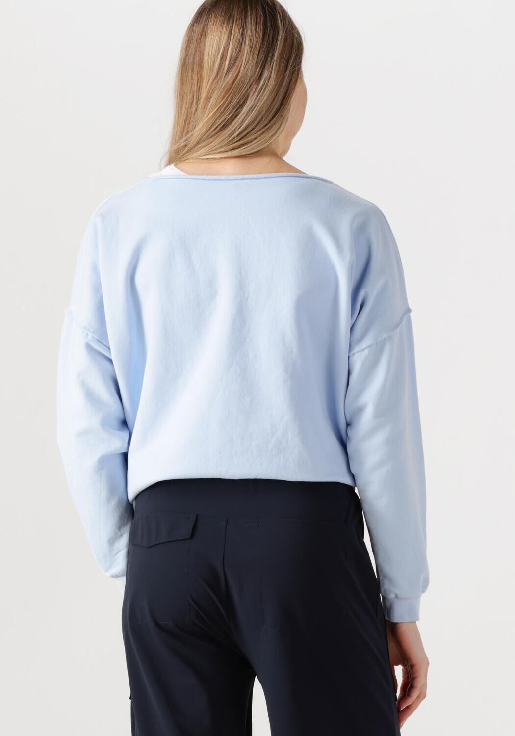 PENN & INK Dames Truien & Vesten Sweater Print Lichtblauw