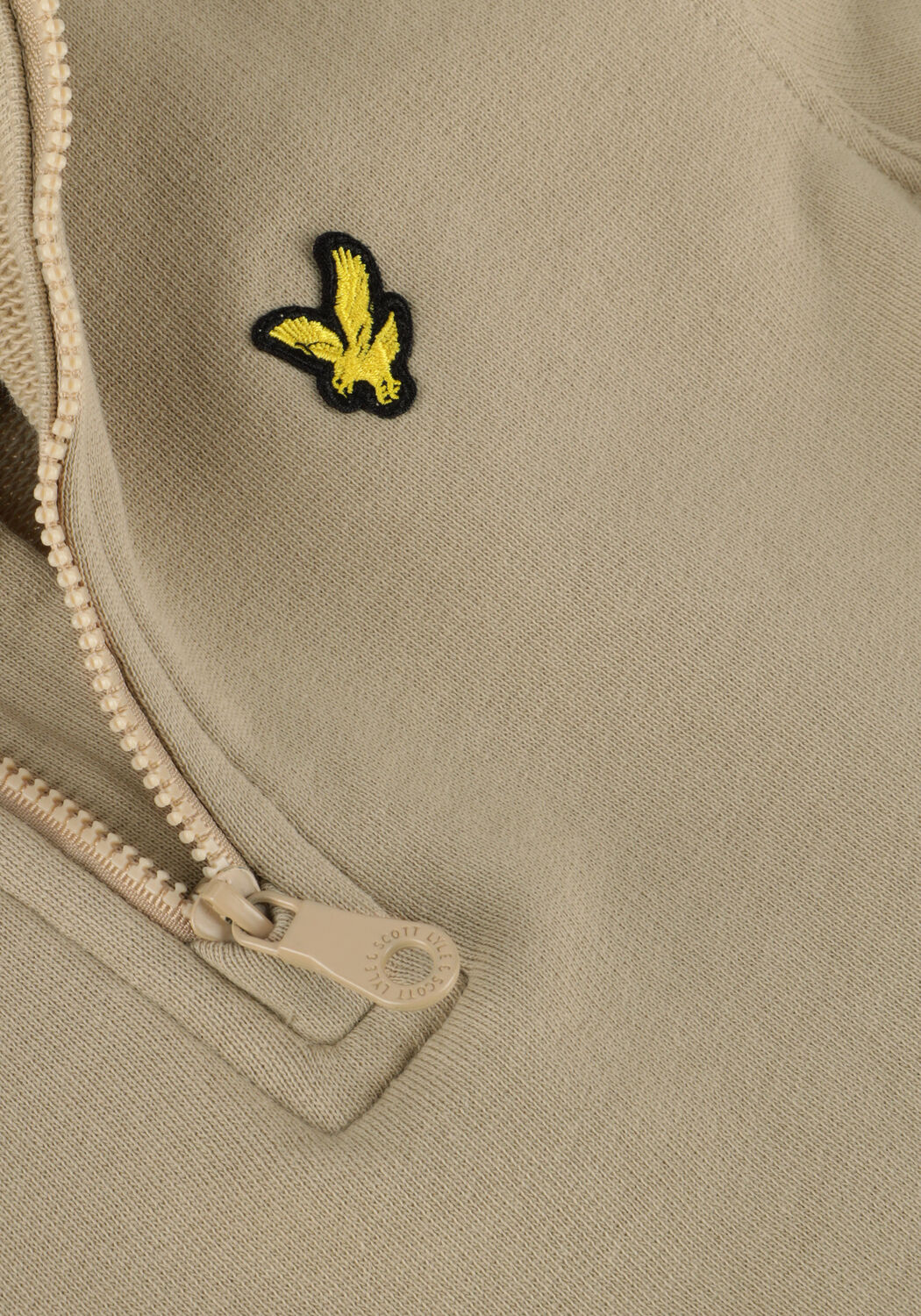 Bruine LYLE & SCOTT Trui QUARTER ZIP PULLOVER - large