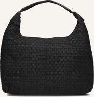 Zwarte NÚNOO Schoudertas MAXI DANDY BRAIDED - medium