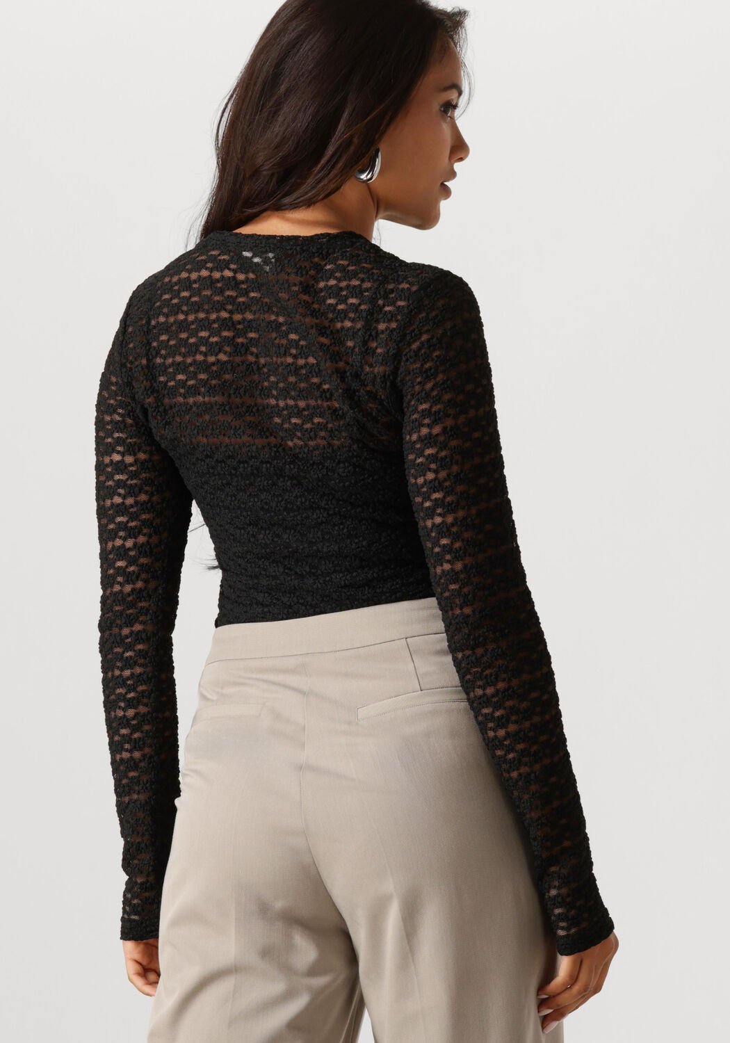 NOTRE-V Dames Tops & T-shirts Nv-gyan Zwart