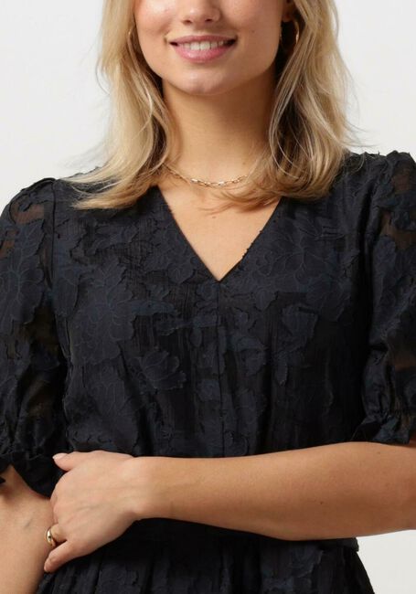 Donkerblauwe SELECTED FEMME Midi jurk SLFCATHI-SADIE 3/4 ANKLE DRESS - large