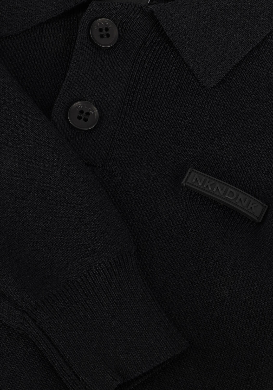 NIK & NIK Jongens Polo's & T-shirts Toby Polo Zwart