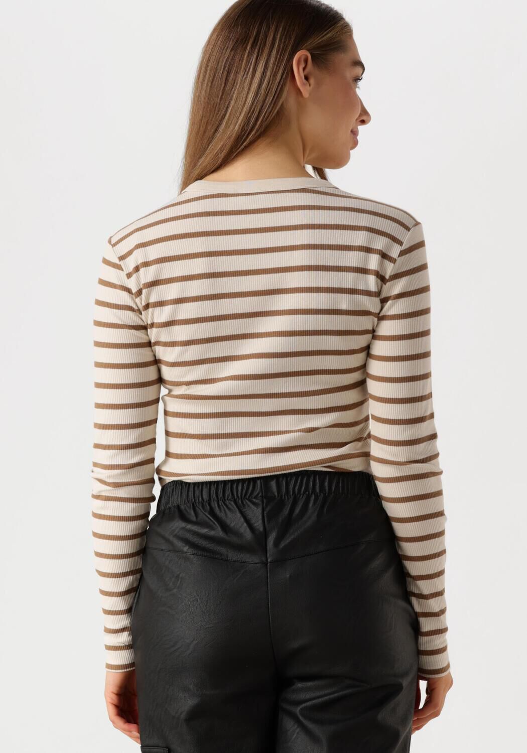 PENN & INK Dames Tops & T-shirts W24f1560ltd Camel
