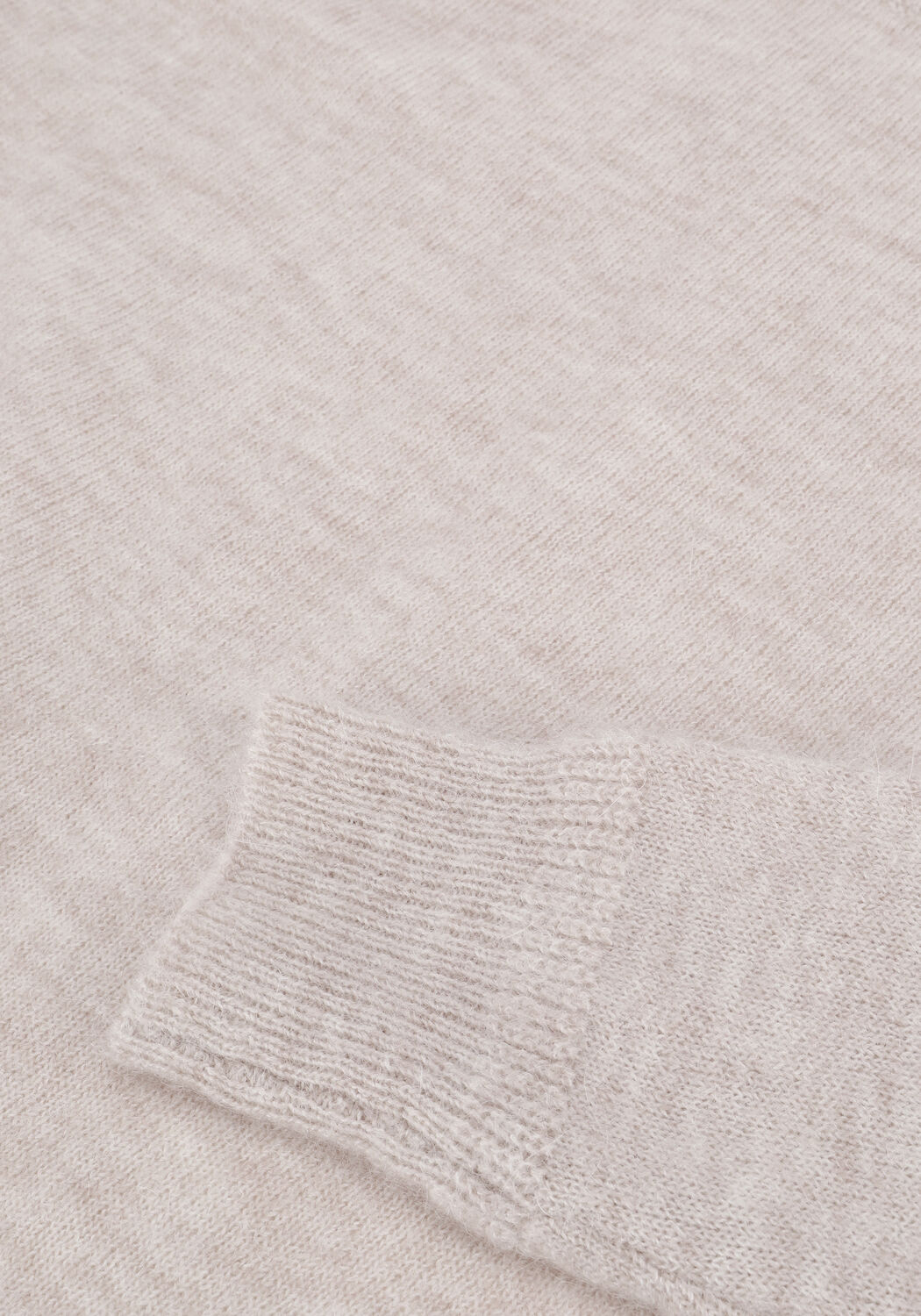 Beige SELECTED WOMEN Trui LULU LS KNIT O-NECK B - large