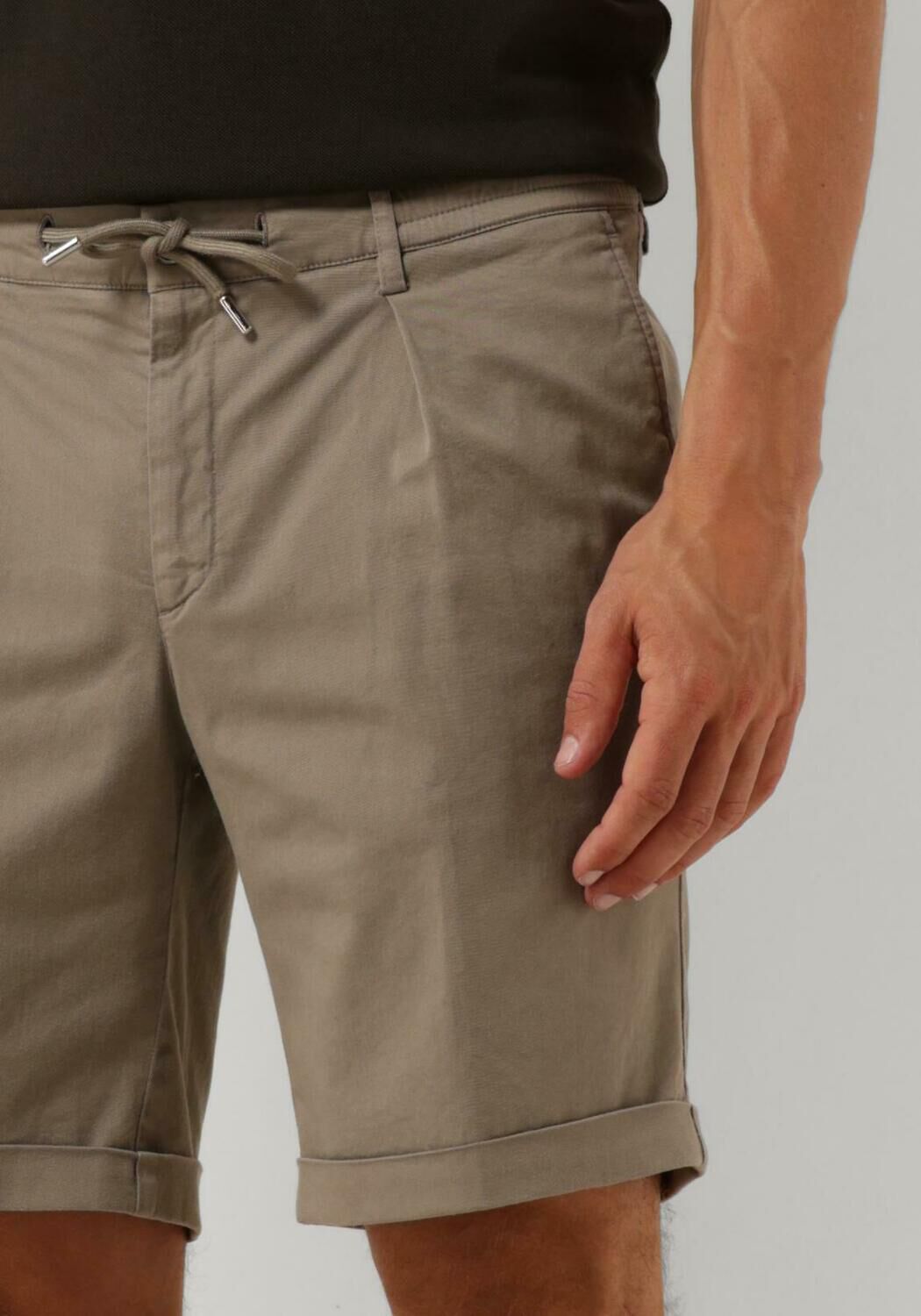 PROFUOMO Heren Broeken Trousers 845 Short Taupe